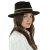 Hatte - Gårda Belluno Crushable Wool felt Fedora (brun)