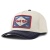 Kasket - Black River Atlanta Cotton Snapback (off-white/marineblå)