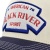 Kasket - Black River Nashville Cotton Snapback (off-white/marineblå)