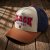 Kasket - Black River Texas Trucker (creme/marineblå/brun)