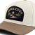 Kasket - Black River Wichita Cotton Snapback (off-white/kaki)