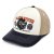 Kasket - Black River Gambler Trucker (off-white/beige/marineblå)