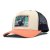 Kasket - Black River Tow Trucker (creme/blå/orange)