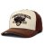 Kasket - Black River Cow Trucker (creme/brun)