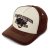 Kasket - Black River Cow Trucker (creme/brun)
