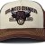 Kasket - Black River Cow Trucker (creme/brun)