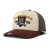 Kasket - Black River Wildlife Crew Trucker (beige/grøn/brun)