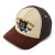 Kasket - Black River Wildlife Crew Trucker (beige/grøn/brun)
