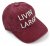 Kasket - Gårda Livin Large Washed Cap (rød)