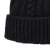 Beanies - Gårda Bormio Cable Knit Wool Mix Beanie (sort)