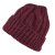 Beanies - Gårda Bormio Cable Knit Wool Mix Beanie (bordeaux)