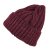 Beanies - Gårda Bormio Cable Knit Wool Mix Beanie (bordeaux)