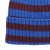 Beanies - Gårda Davos Striped Merino Wool Beanie (bordeaux/blå)