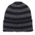 Beanies - Gårda Davos Striped Merino Wool Beanie (grå/sort)