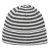Beanies - Gårda Saint-Gervais Striped Wool Mix Beanie (mørkegrå/hvid)