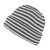 Beanies - Gårda Saint-Gervais Striped Wool Mix Beanie (mørkegrå/hvid)