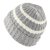 Beanies - Gårda Les Deux Alpes Striped Merino Mix Beanie (grå/hvid)