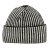 Beanies - Gårda Megève Striped Cashmere Mix Beanie (sort/hvid)