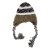 Beanies - Gårda Quellon Knit Earflap Beanie (brun/flerfarvet)
