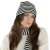 Beanies - Gårda Saint-Gervais Striped Wool Mix Beanie (sort/hvid)