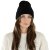 Beanies - Gårda Bad Gastein Cable Knit Wool Mix Beanie (sort)