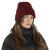 Beanies - Gårda Bormio Cable Knit Wool Mix Beanie (bordeaux)