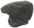Sixpence / Flat cap - CTH Ericson Spencer Harris Tweed Earflap Cap (Sort)