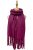 Halstørklæder - Gårda Soft Tassel Blanket Scarf (Purple)