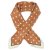 Tørklæde - Gårda Polka Dot Satin Scarf (orange)