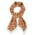 Tørklæde - Gårda Polka Dot Satin Scarf (orange)