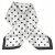 Tørklæde - Gårda Polka Dot Satin Scarf (hvid)