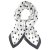 Tørklæde - Gårda Polka Dot Satin Scarf (hvid)