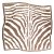 Tørklæde - Gårda Zebra Satin Scarf (brun)