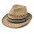Stråhat - Gårda Agulo Natural Straw Trilby (natur/brun)