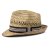 Stråhat - Gårda Agulo Natural Straw Trilby (natur/brun)