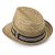 Stråhat - Gårda Agulo Natural Straw Trilby (natur/brun)