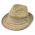 Stråhat - Gårda Agulo Natural Straw Trilby (natur/creme)