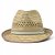 Stråhat - Gårda Agulo Natural Straw Trilby (natur/creme)