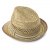 Stråhat - Gårda Agulo Natural Straw Trilby (natur/creme)