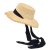 Stråhat - Gårda Ajaccio Sun Hat (naturlig/sort)