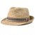 Stråhat - Gårda Benijo Raffia Trilby (natur/taupe)