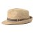 Stråhat - Gårda Benijo Raffia Trilby (natur/taupe)