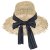 Stråhat - Gårda Dubrovnik Sun Hat (naturlig/sort)