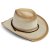 Stråhat - Gårda Taranto Western Hat (beige)