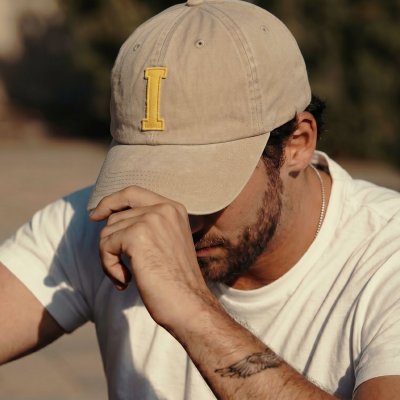 Kasket - Gårda Letter Cap 'I' (beige/gul)