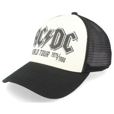 Kasket - American Needle ACDC Sinclair Trucker (sort/hvid)
