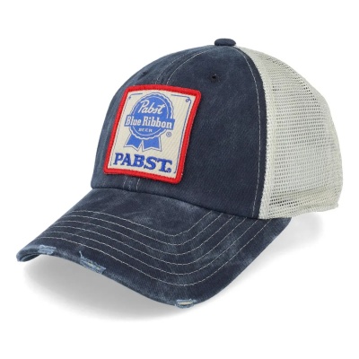 Kasket - American Needle PABST Orville Trucker (blå/off-white)