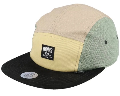 Kasket - Djinns 5 Panel Flat Cap Fab Mix (multi)