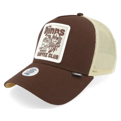 Kasket - Djinns HFT Coffee Trucker (brun/beige)