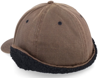 Cap - John Deere Oil Cotton Sherpa Lining (brun)